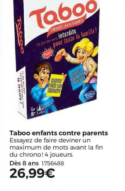 taboo enfants contre parents