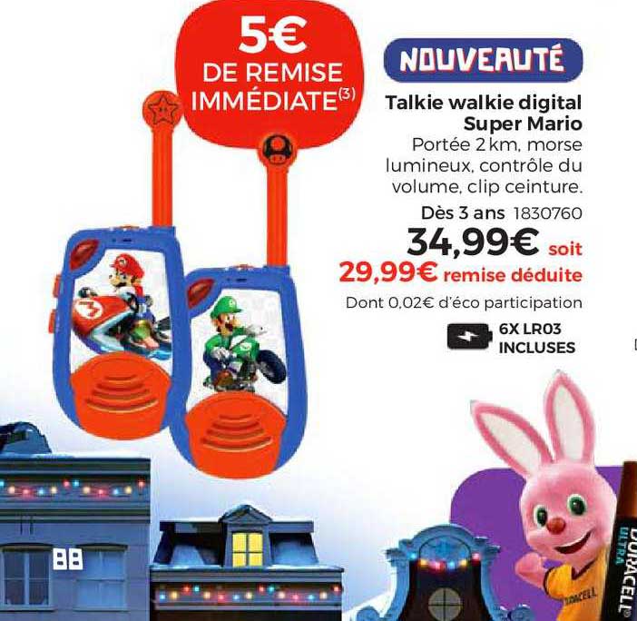 talkie walkie digital super mario
