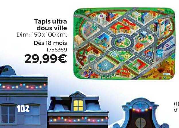 tapis ultra doux ville