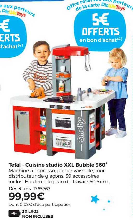 tefal - cuisine studio xxl bubble 360°