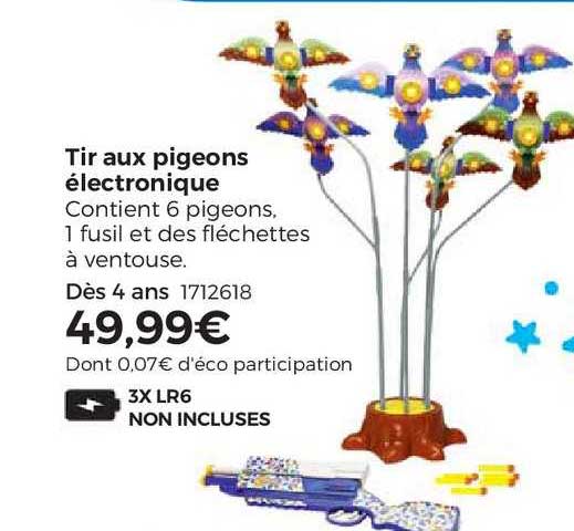 tir aux pigeons électrique