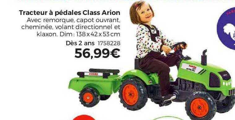 tracteur à pédales class arion