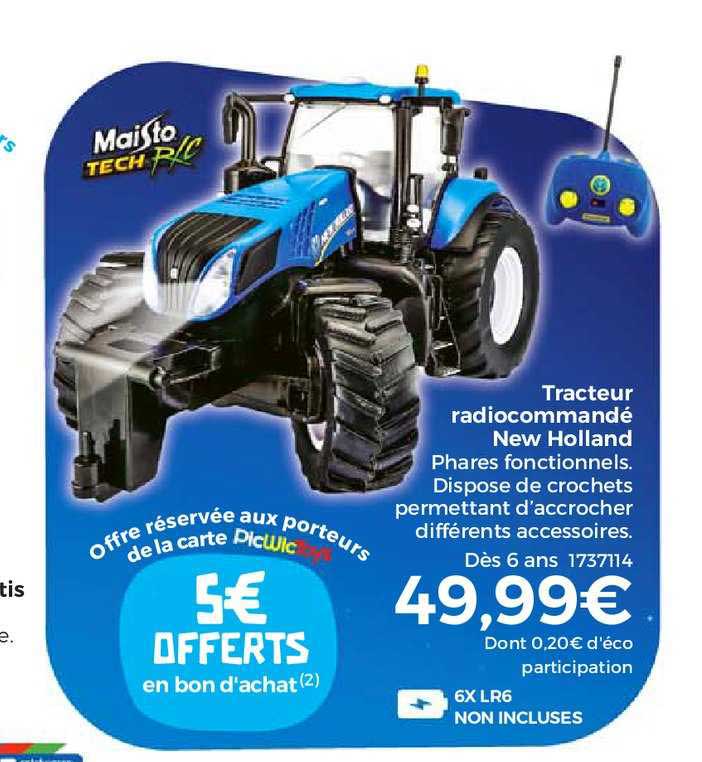 tracteur radiocommandé new holland