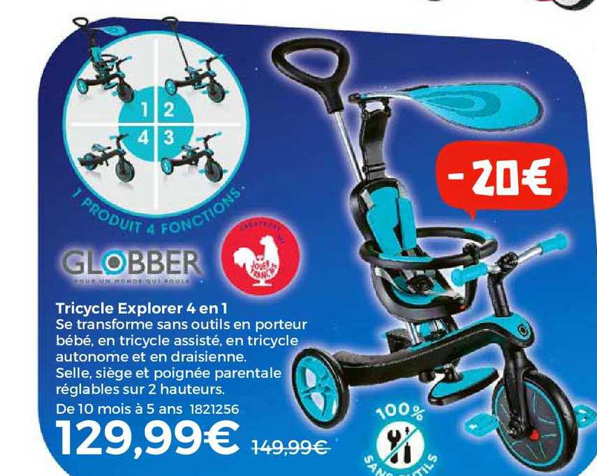 tricycle explorer 4 en 1