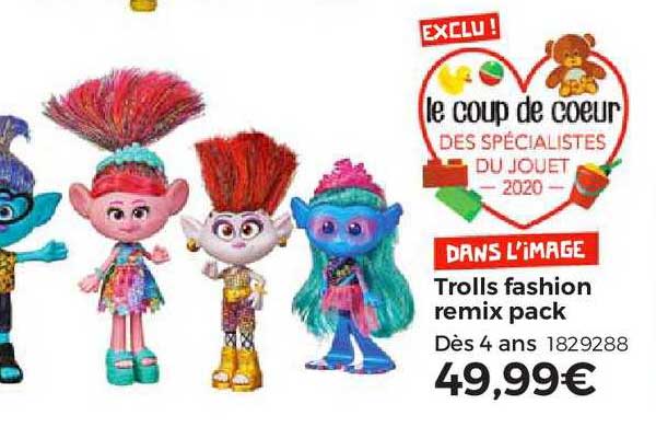 trolls fashion remix pack