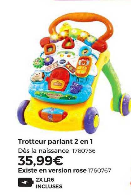 trotteur parlant 2 en 1