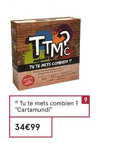 tu te mets combien ? cartamundi