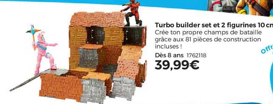 turbo builder set et 2 figurines 10 cm