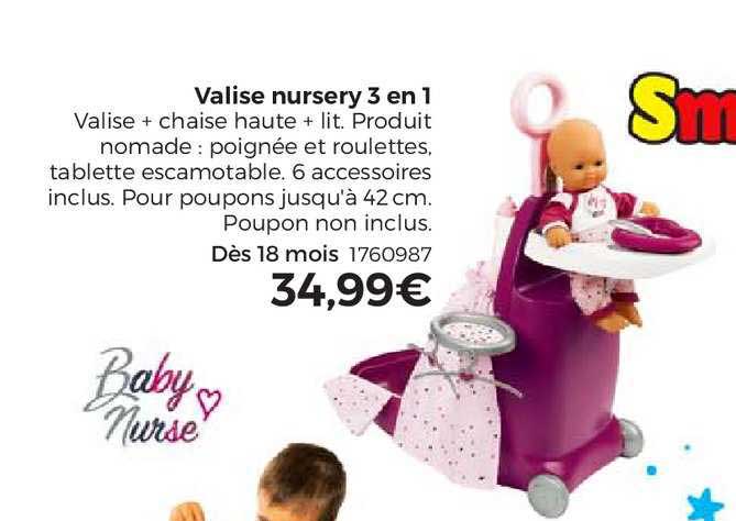 valise nursery 3 en 1
