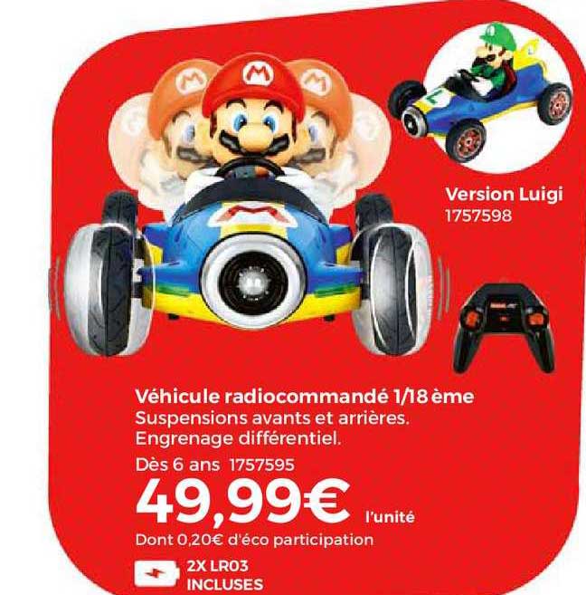 véhicule radiocommandé 1-18 ème