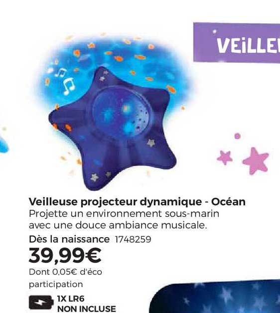 Veilleuse Projecteur Dynamique - Océan
