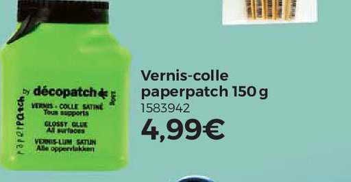 vernis-colle paperpatch 150g