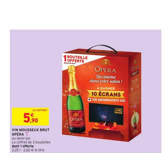 Vin Mousseux Brut Opéra