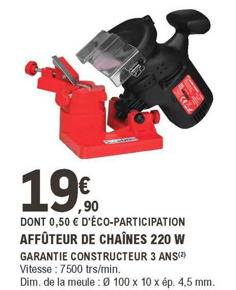 affûteur de chaînes 220 w