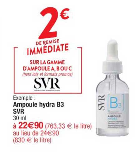 ampoule hydra b3 svr