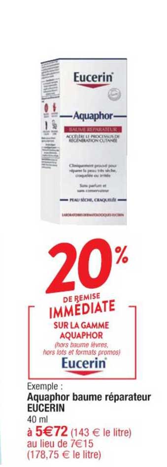 aquaphor baume réparateur eucerin