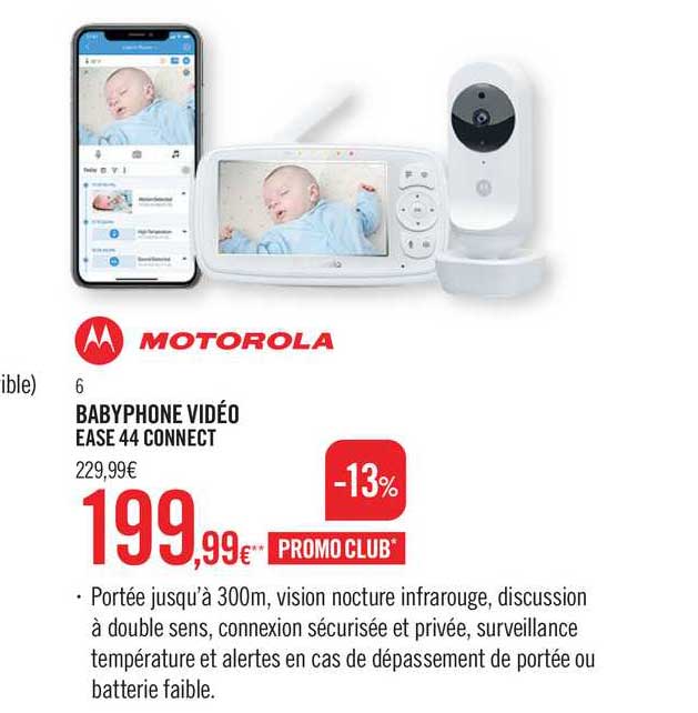 babyphone vidéo ease 44 connect motorola