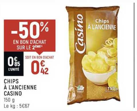 Chips à L'ancienne Casino