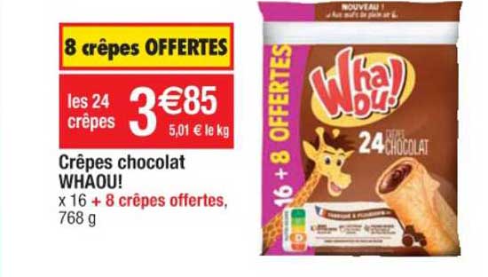 Crêpes Chocolat Whaou!