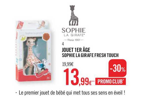 jouet 1er âge sophie la girafe fresh rouch
