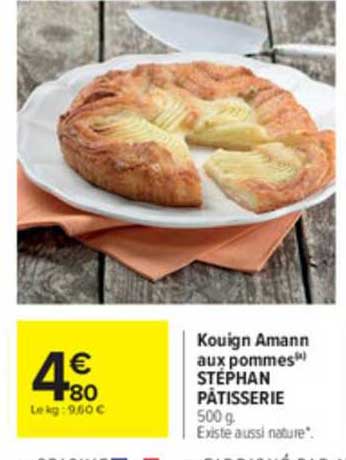 kouign amann aux pommes stéphan pâtisserie