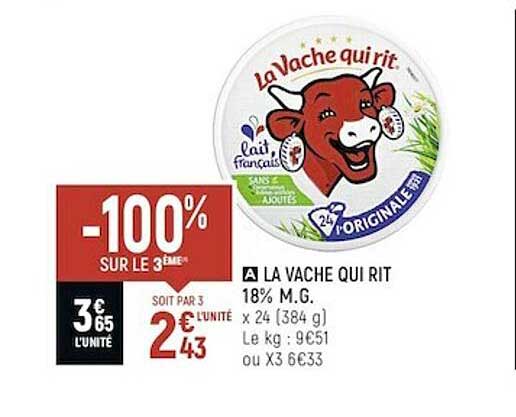 la vache qui rit 18% m.g.
