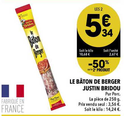 le bâton de berger justin bridou