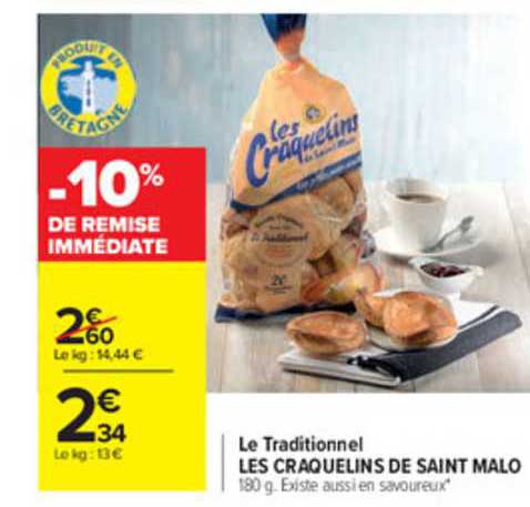 le traditionnel les craquelins de saint malo