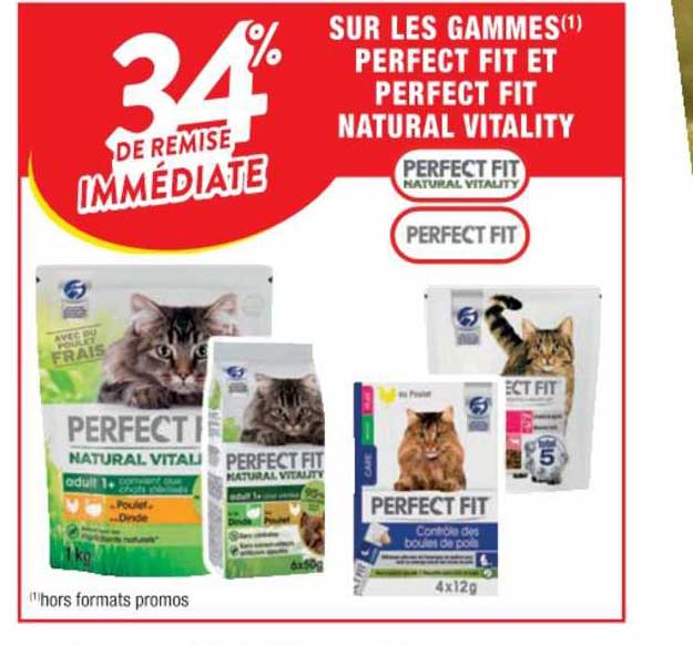 les gammes perfect fit et perfect fit natural vitality