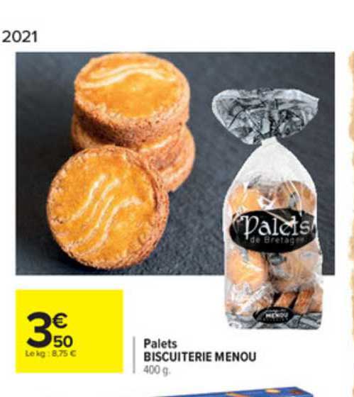 palets biscuiterie menou