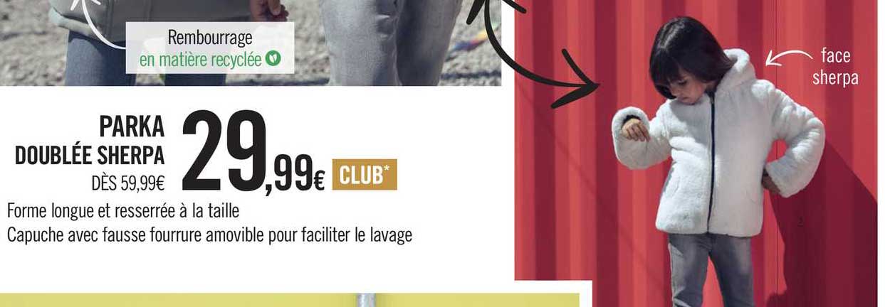 parka doublée sherpa