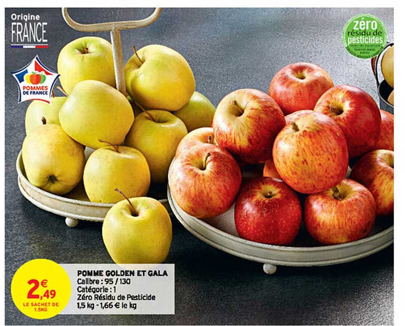 Pomme Golden Et Gala