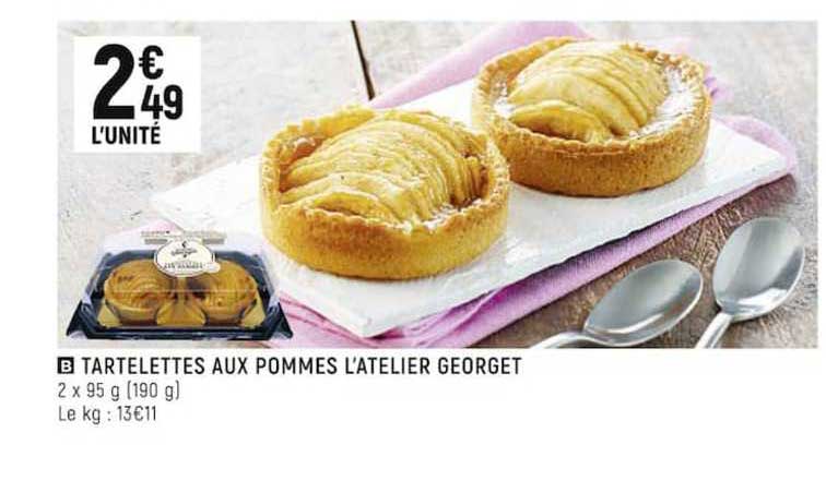 tartelettes aux pommes l'atelier georget