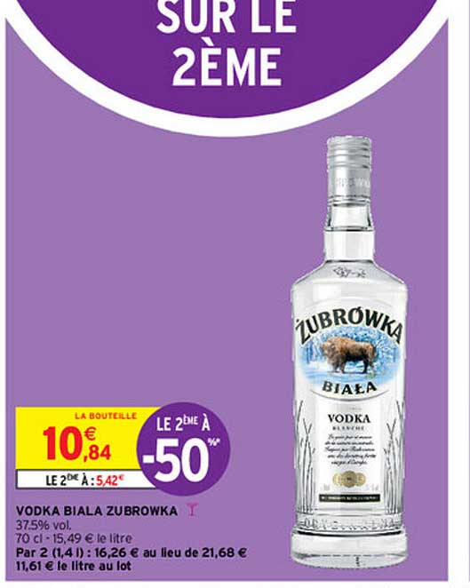 Vodka Biala Zubrowka