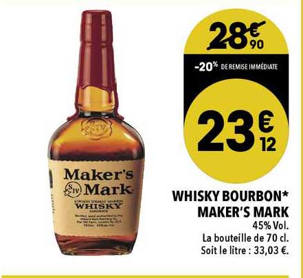 whisky bourbon maker's mark