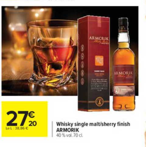 whisky single malt-sherry finish armorik