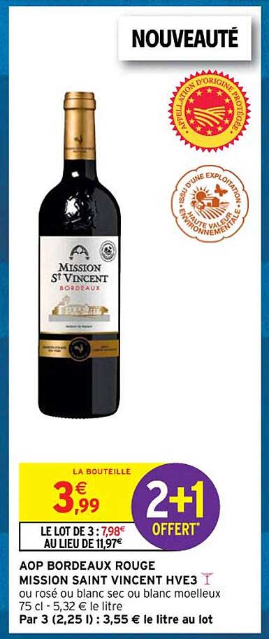 aop bordeaux rouge mission saint vincent hve3