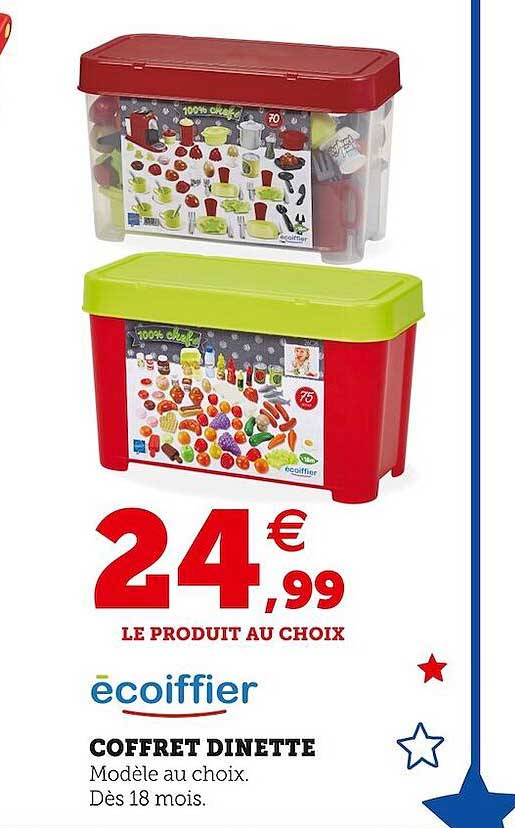 coffret dinette écoiffier