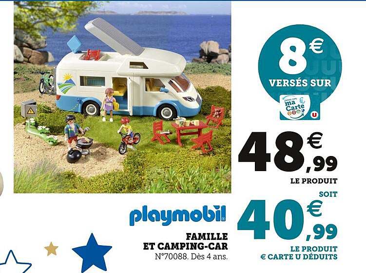 famille et camping-car playmobil