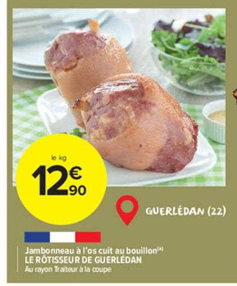 jambonneau à l'os cuit au bouillon le rôtisseur de guerlédan