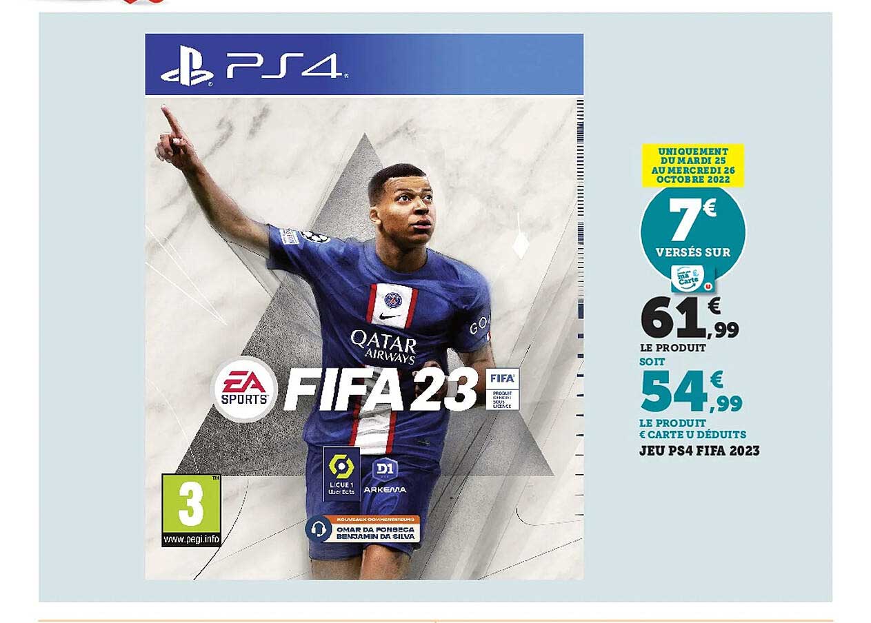 Jeu Ps4 Fifa 2023
