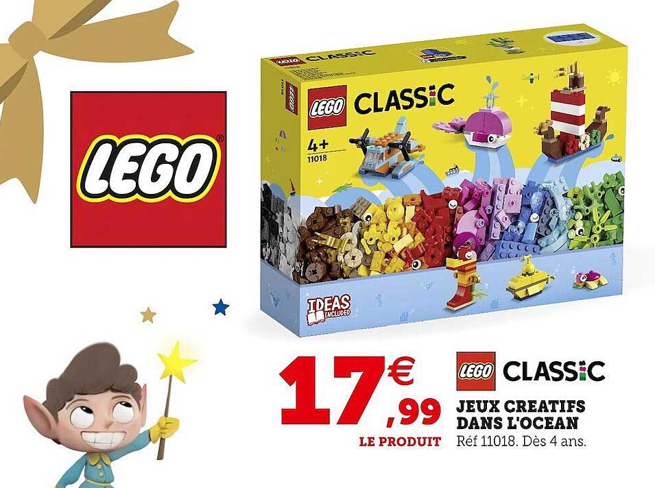 jeux créatifs dans l'océan lego classic