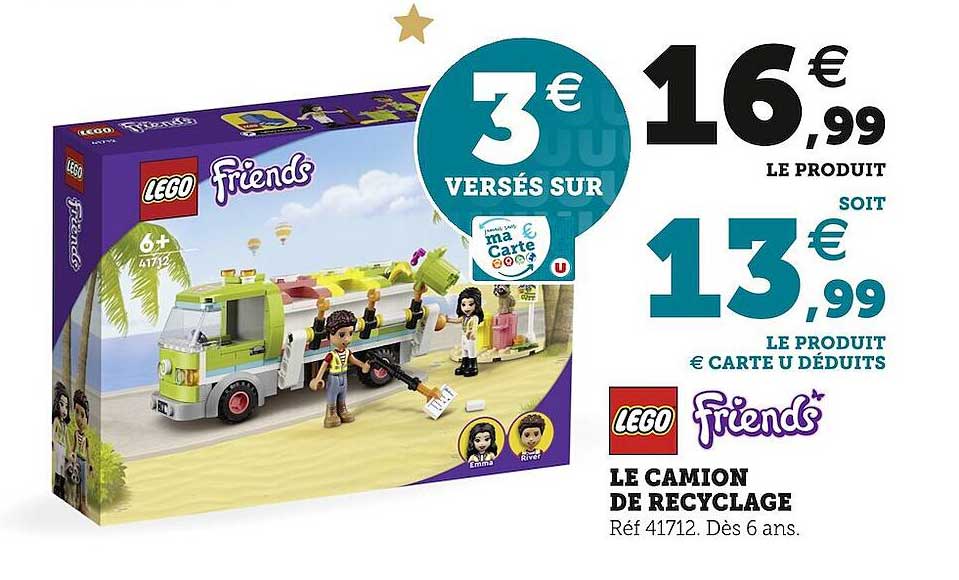 le camion de recyclage lego friends