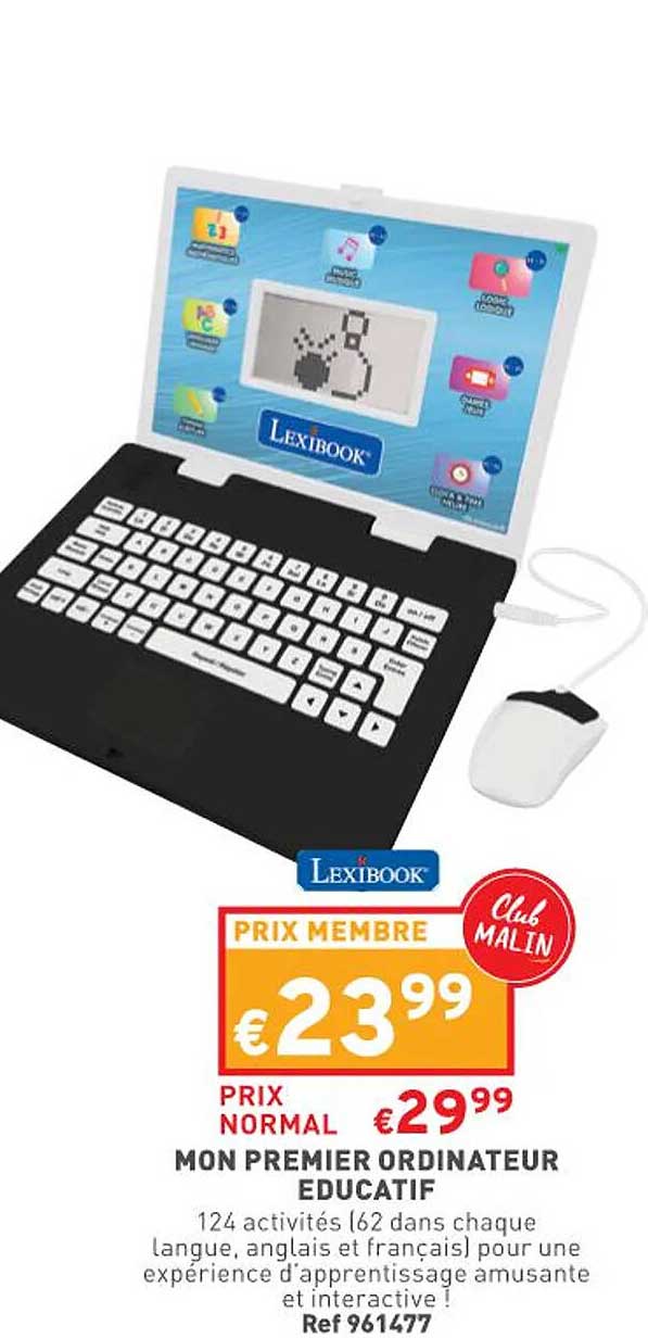 mon premier ordinateur éducatif lexibook