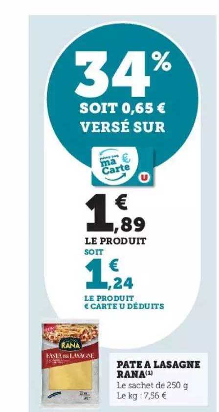 Pâte à Lasagne Rana