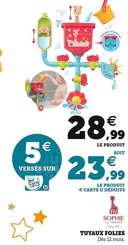 tuyaux folies sophie la girafe