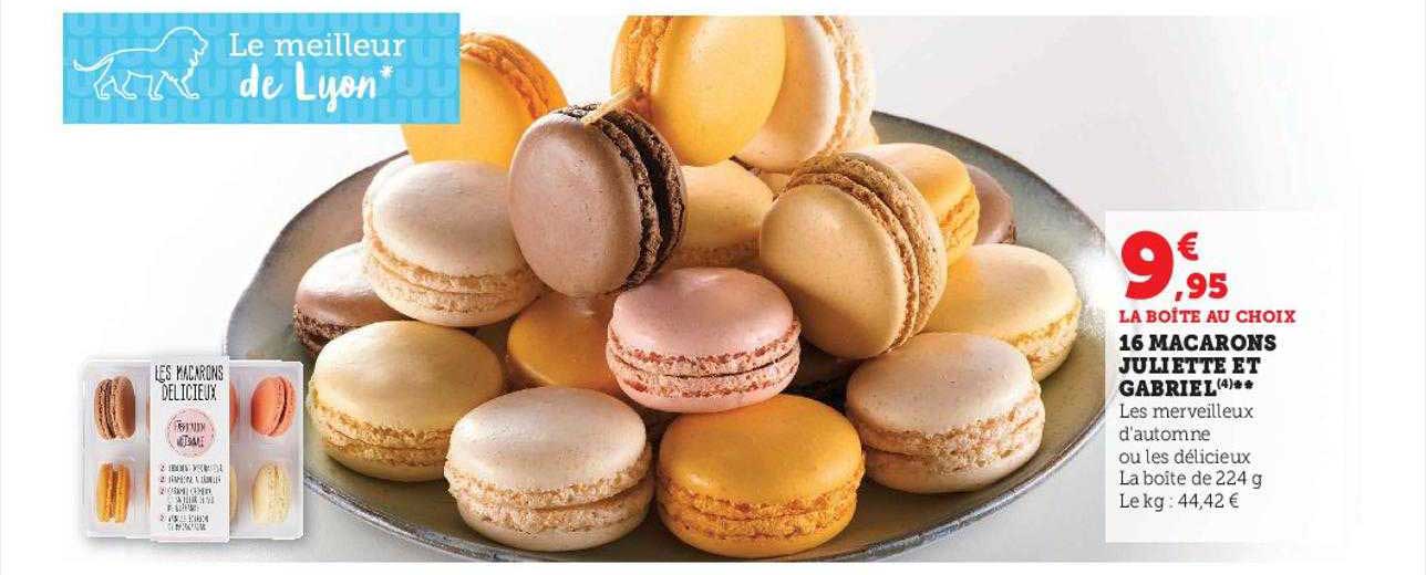 16 macarons juliette et gabriel