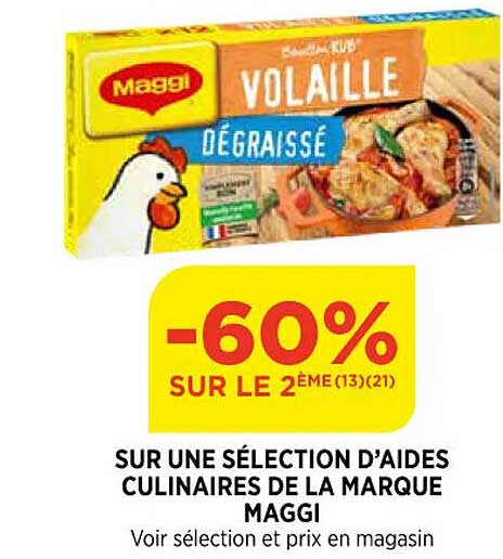 aides culinaires de la marque maggi
