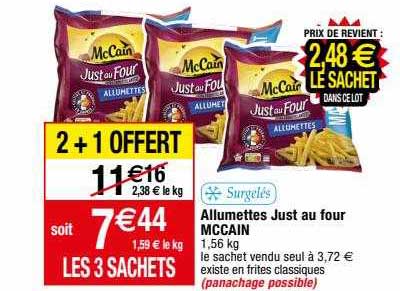 allumettes just au four mccain