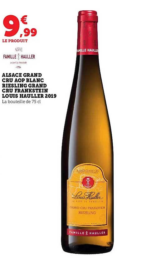 alsace grand cru aop blanc riesling grand cru frankstein louis hauller 2019